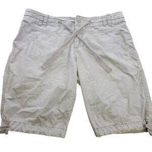 Op Ocean Pacific Womans Vintage Sz 11 Gray 4 Pocket Bermuda Short Classic 90's